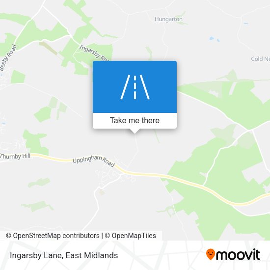 Ingarsby Lane map