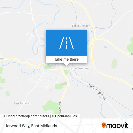 Jerwood Way map