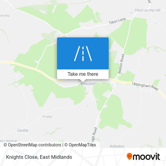Knights Close map