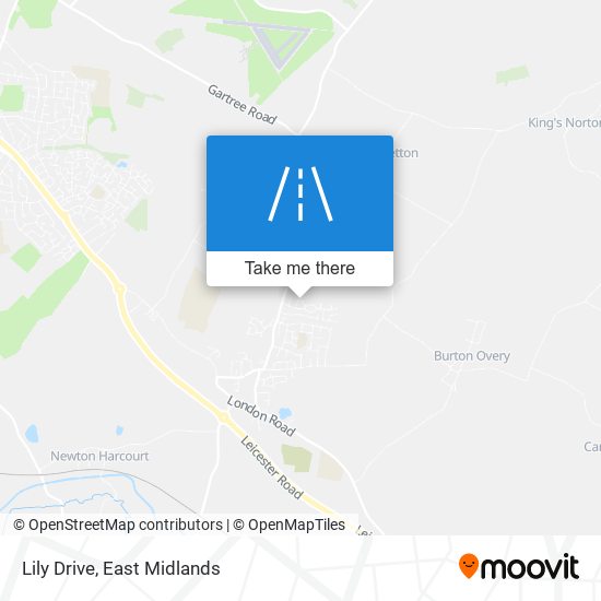 Lily Drive map