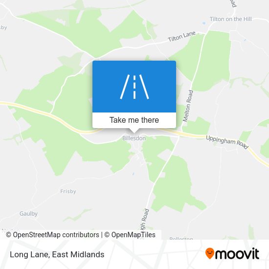Long Lane map