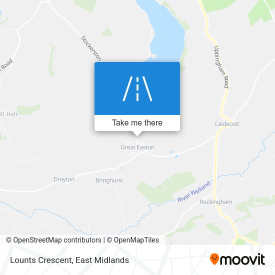 Lounts Crescent map
