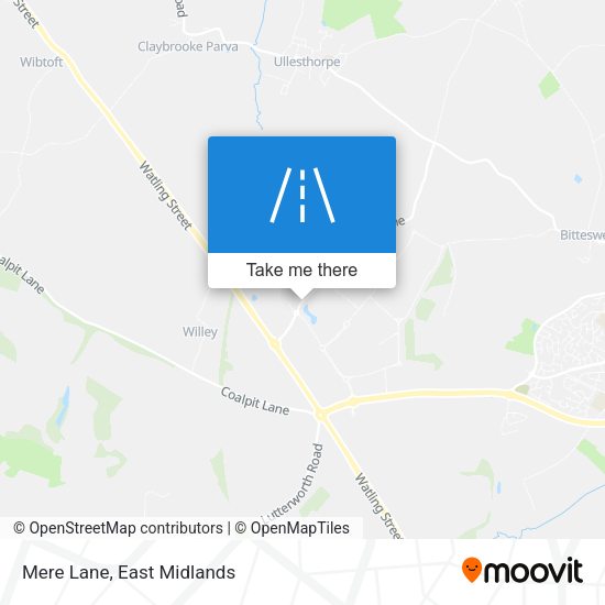 Mere Lane map