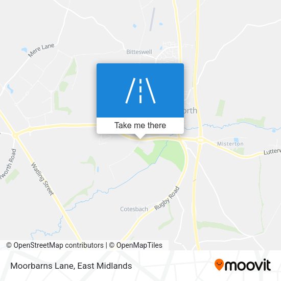 Moorbarns Lane map