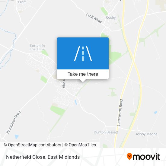 Netherfield Close map