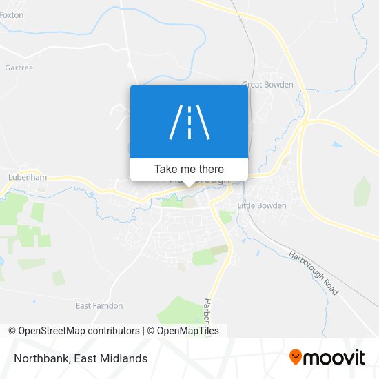 Northbank map