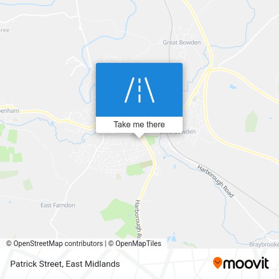 Patrick Street map