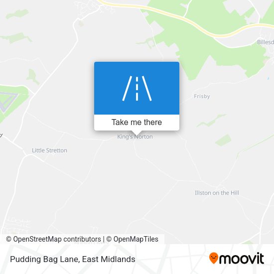 Pudding Bag Lane map