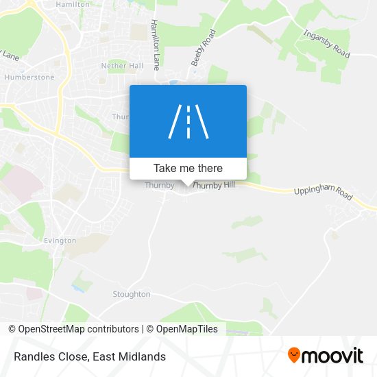 Randles Close map