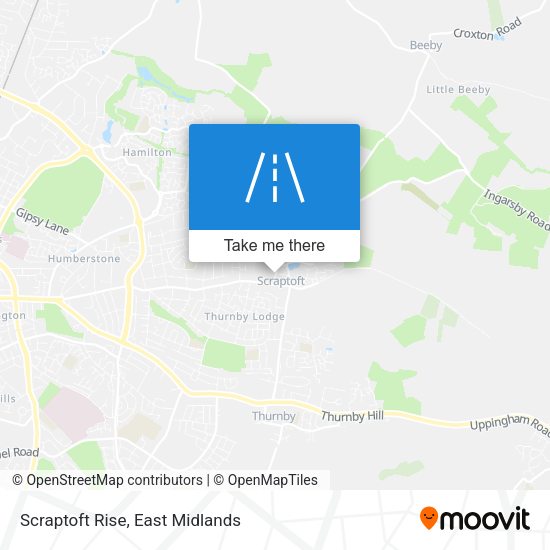 Scraptoft Rise map