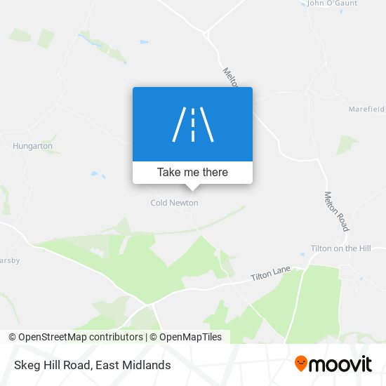 Skeg Hill Road map