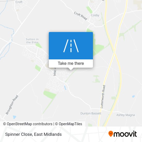 Spinner Close map