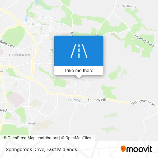Springbrook Drive map