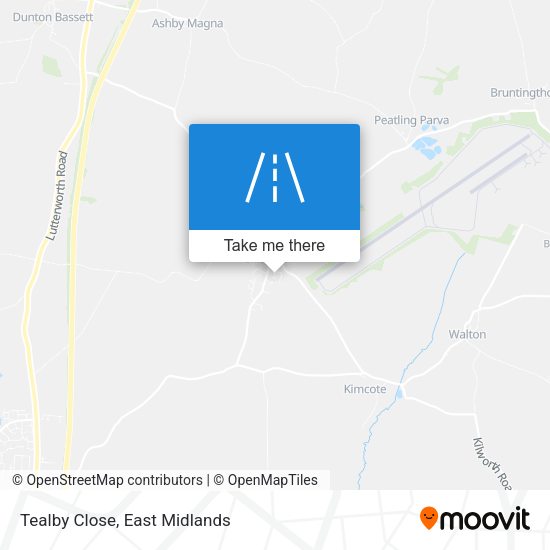 Tealby Close map