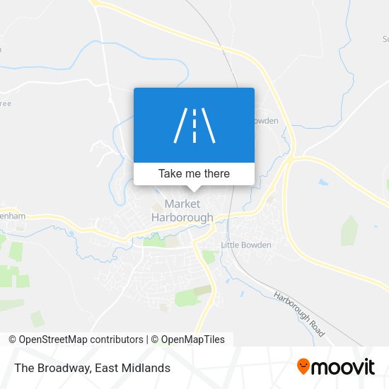 The Broadway map