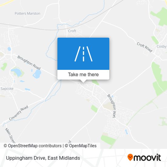 Uppingham Drive map