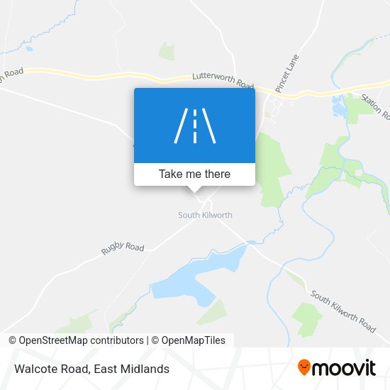 Walcote Road map