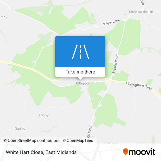 White Hart Close map