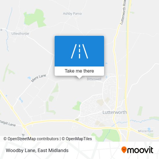 Woodby Lane map