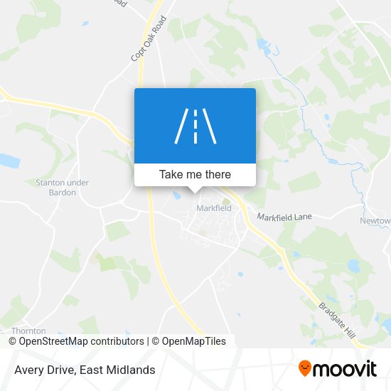 Avery Drive map