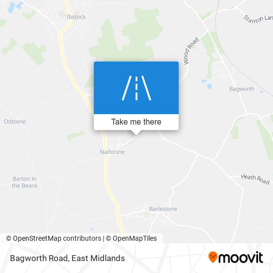 Bagworth Road map