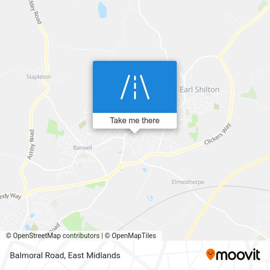 Balmoral Road map