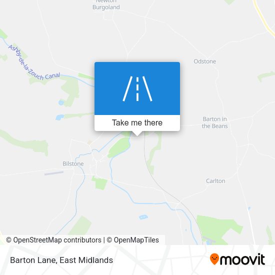 Barton Lane map