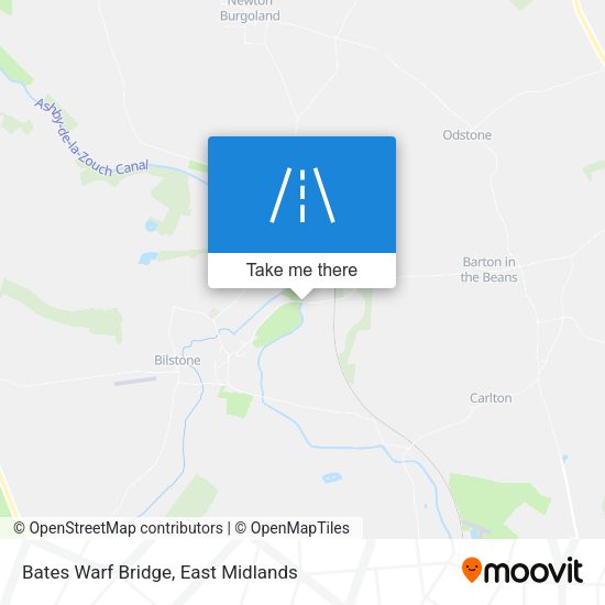 Bates Warf Bridge map