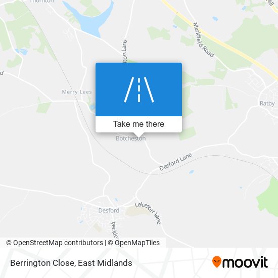 Berrington Close map