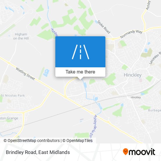 Brindley Road map