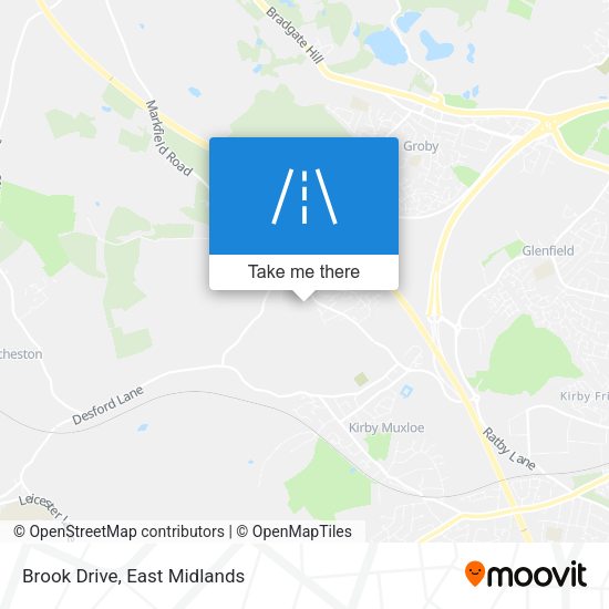 Brook Drive map