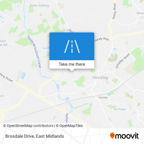 Brosdale Drive map