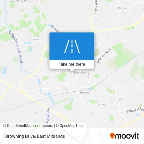 Browning Drive map