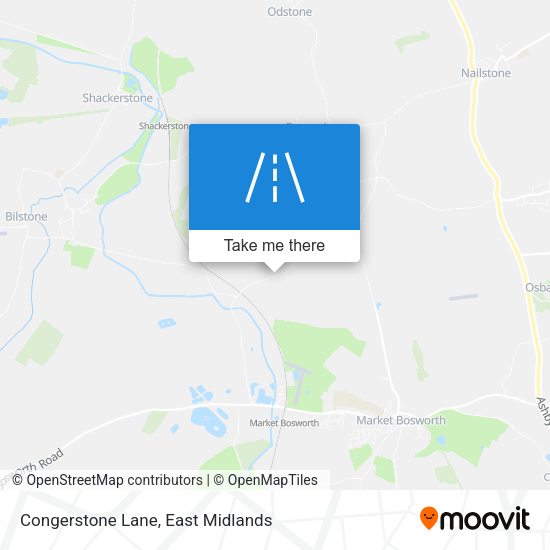 Congerstone Lane map