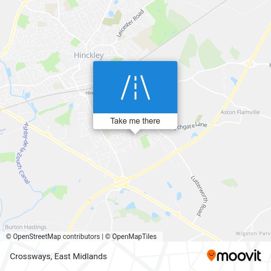Crossways map