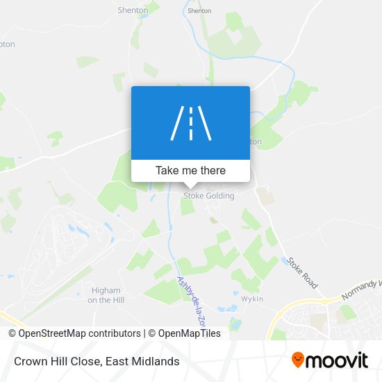 Crown Hill Close map