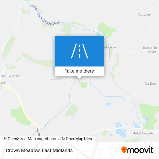 Crown Meadow map