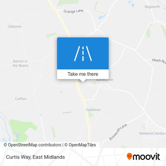 Curtis Way map