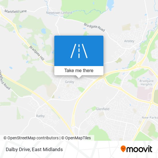 Dalby Drive map