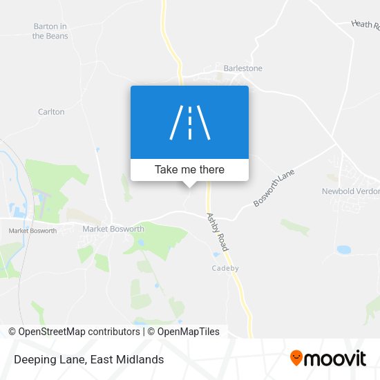 Deeping Lane map