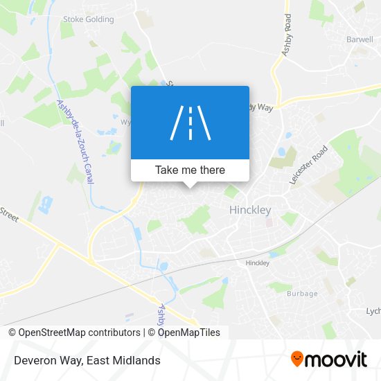 Deveron Way map