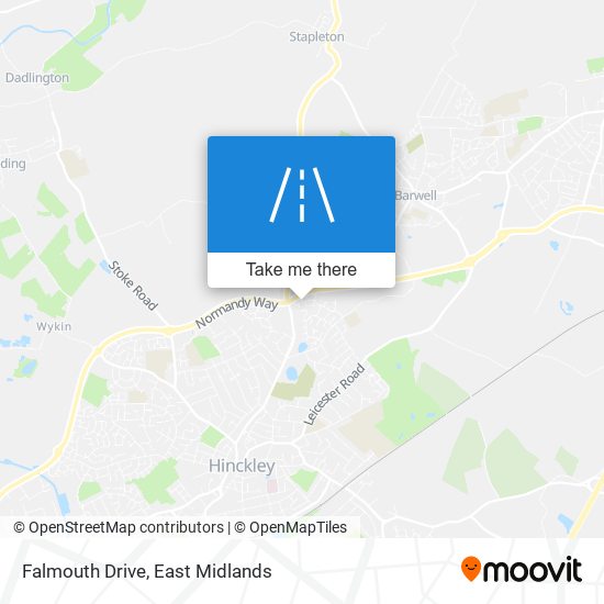Falmouth Drive map