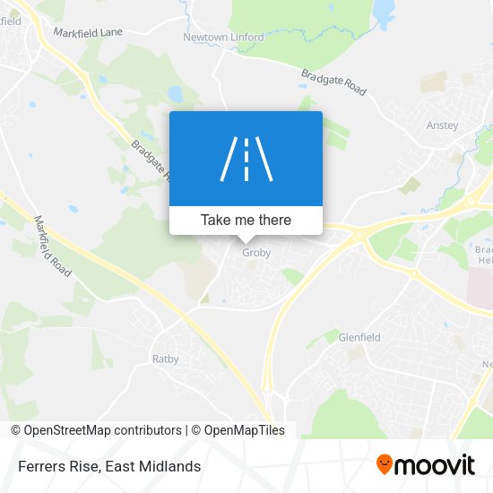 Ferrers Rise map