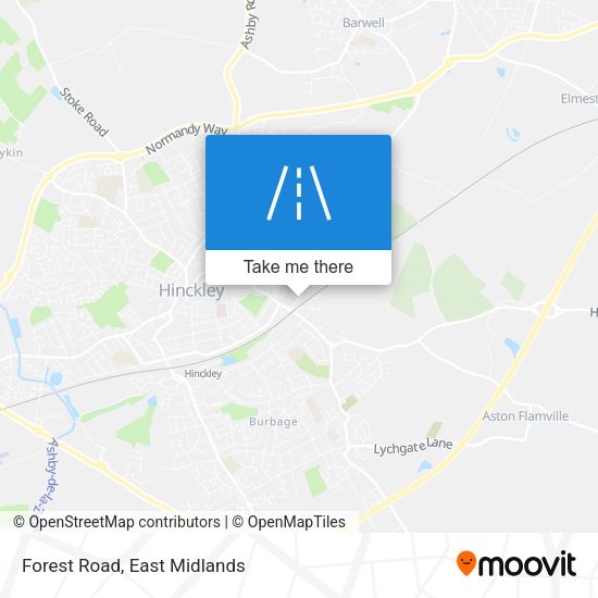 Forest Road map