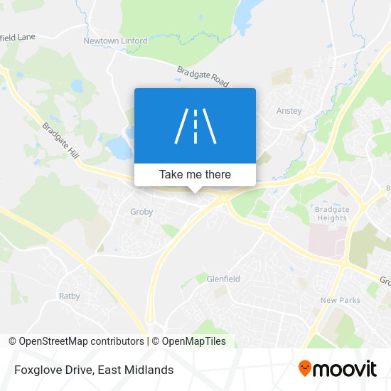 Foxglove Drive map