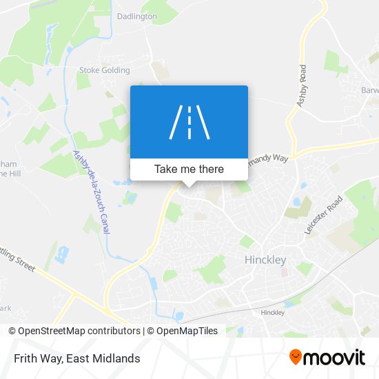 Frith Way map