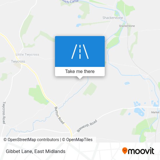 Gibbet Lane map