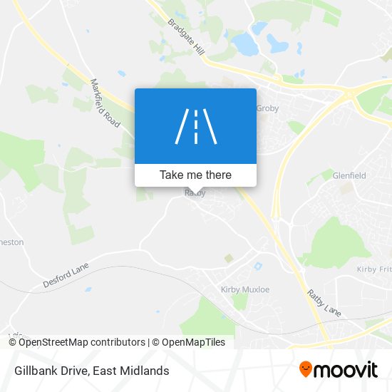 Gillbank Drive map