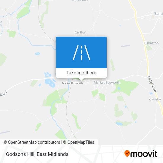 Godsons Hill map