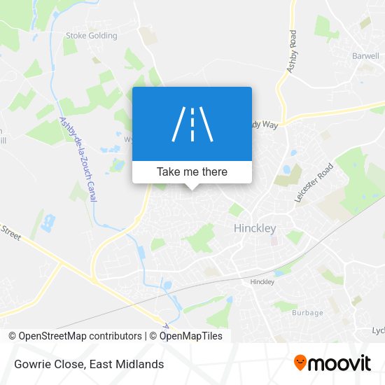 Gowrie Close map